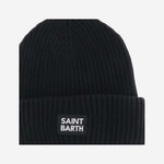 BEANIE IN MISTO LANA CON LOGO BRR0002 00807E MC2 SAINT BARTH 