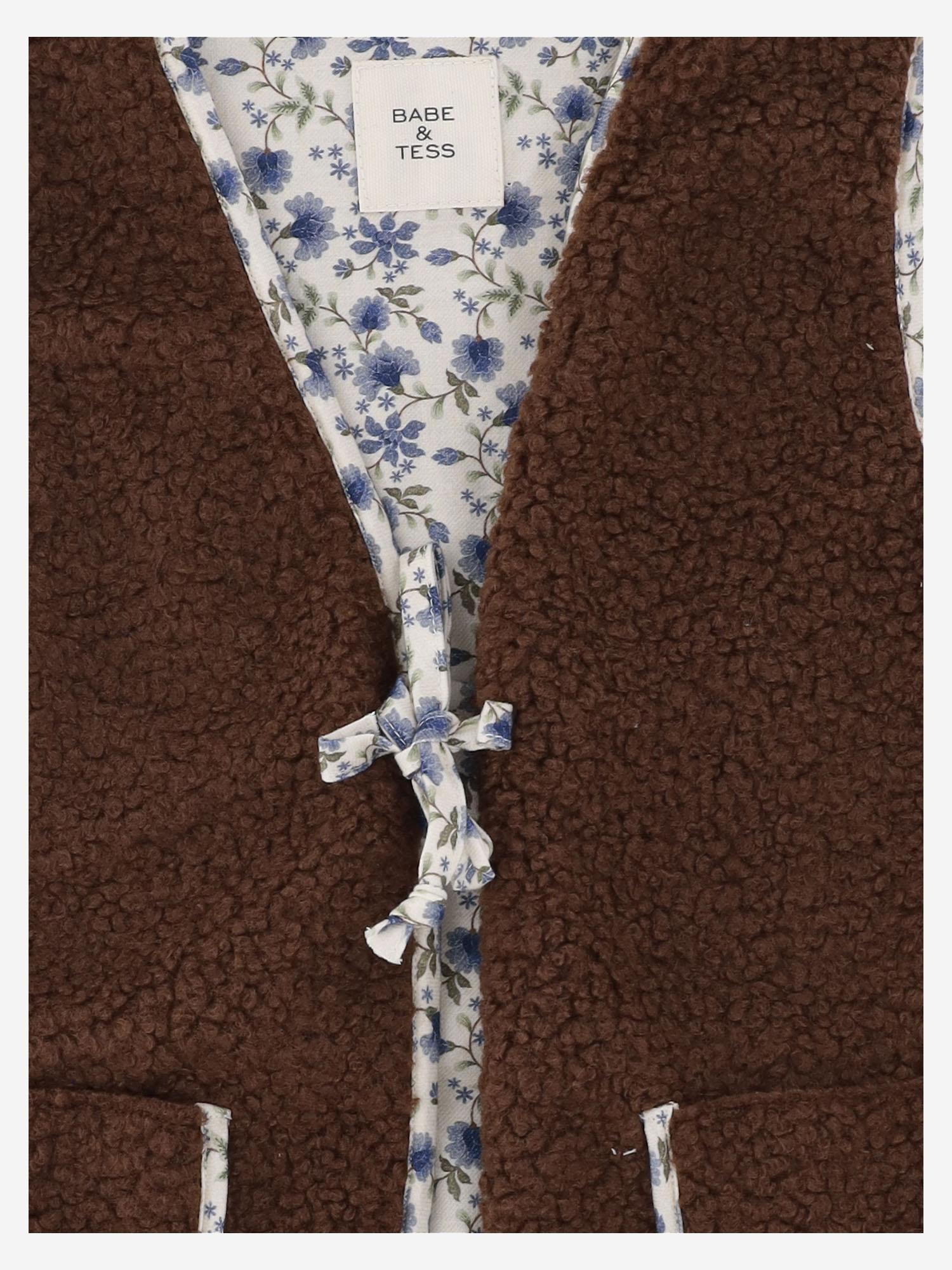 GILET IN PELLICCIA SINTETICA 16548060 288 BABE & TESS BAMBINO 