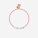 BRACCIALE SHELL CON PERLE IN VETRO SHELLDREAM  SORBET ISLAND 