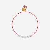 BRACCIALE SHELL CON PERLE IN VETRO SHELLDREAM  SORBET ISLAND 