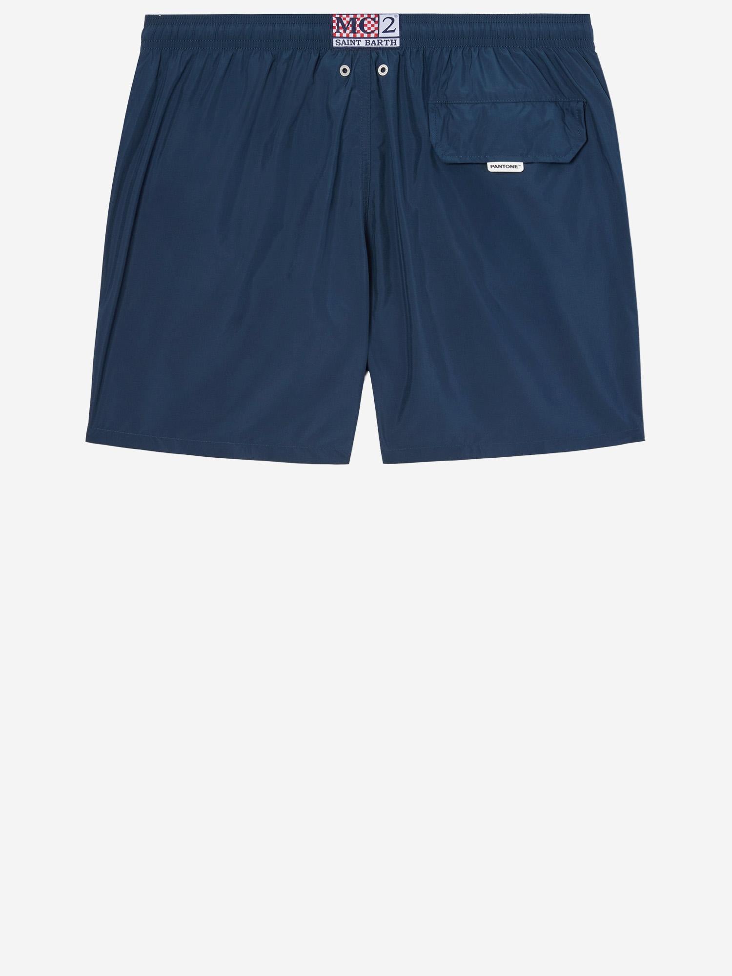 SHORTS DA BAGNO IN NYLON CON LOGO LIG0008 01676L MC2 SAINT BARTH 