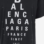 T-SHIRT OPTICAL IN COTONE 811688TRVU6 9034 BALENCIAGA 