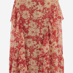 ABITO LUNGO IN NYLON CON STAMPA FLOREALE P08748 001REDTAN LAUREN RALPH LAUREN 