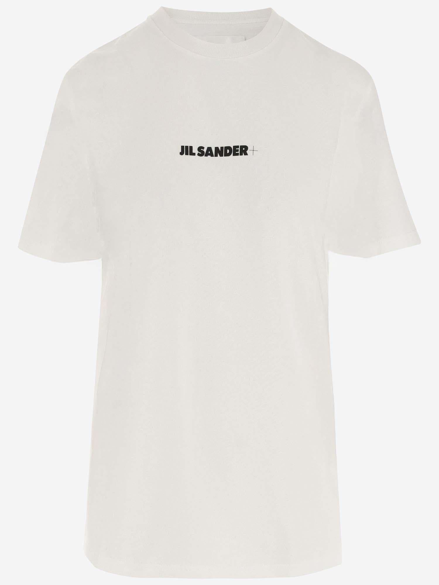 T-SHIRT IN COTONE CON LOGO J40GC0118 J20103102 JIL SANDER 