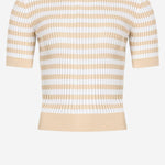 MAGLIA IN COTONE CON MOTIVO A RIGHE KN3428094 5975 PATOU 
