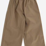 PANTALONI IN COTONE CON PIEGHE 8078341 ARCHIVEBEIGE BURBERRY KIDS 