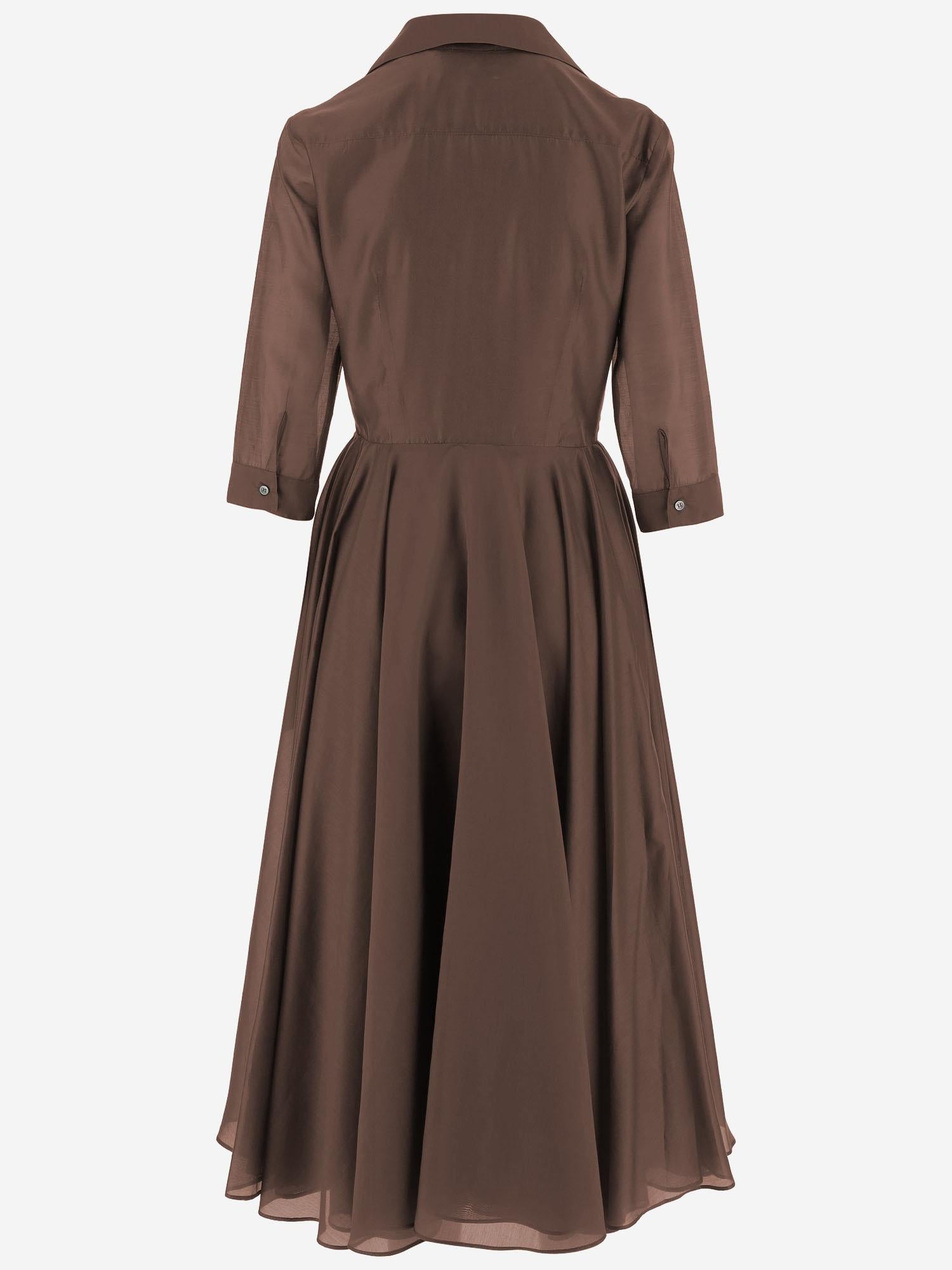 ABITO IN MISTO LYOCELL CON COLLO ANNODATO 4281 31170748 F.IT 