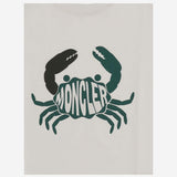 T-SHIRT IN MISTO COTONE CON LOGO 8C000118790N 034 MONCLER ENFANTS 