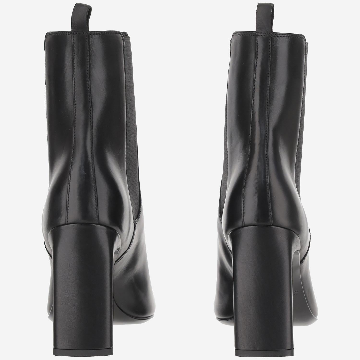 Stivali Kaliope in pelle 4849 NERO SARTORE 