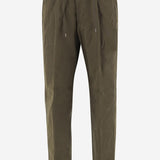 PANTALONI IN MISTO COTONE PT000131U 13800Z7740 HERNO 