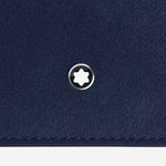 POTACARTE IN PELLE CON LOGO 221664 BLACK/INK BLUE MONTBLANC 