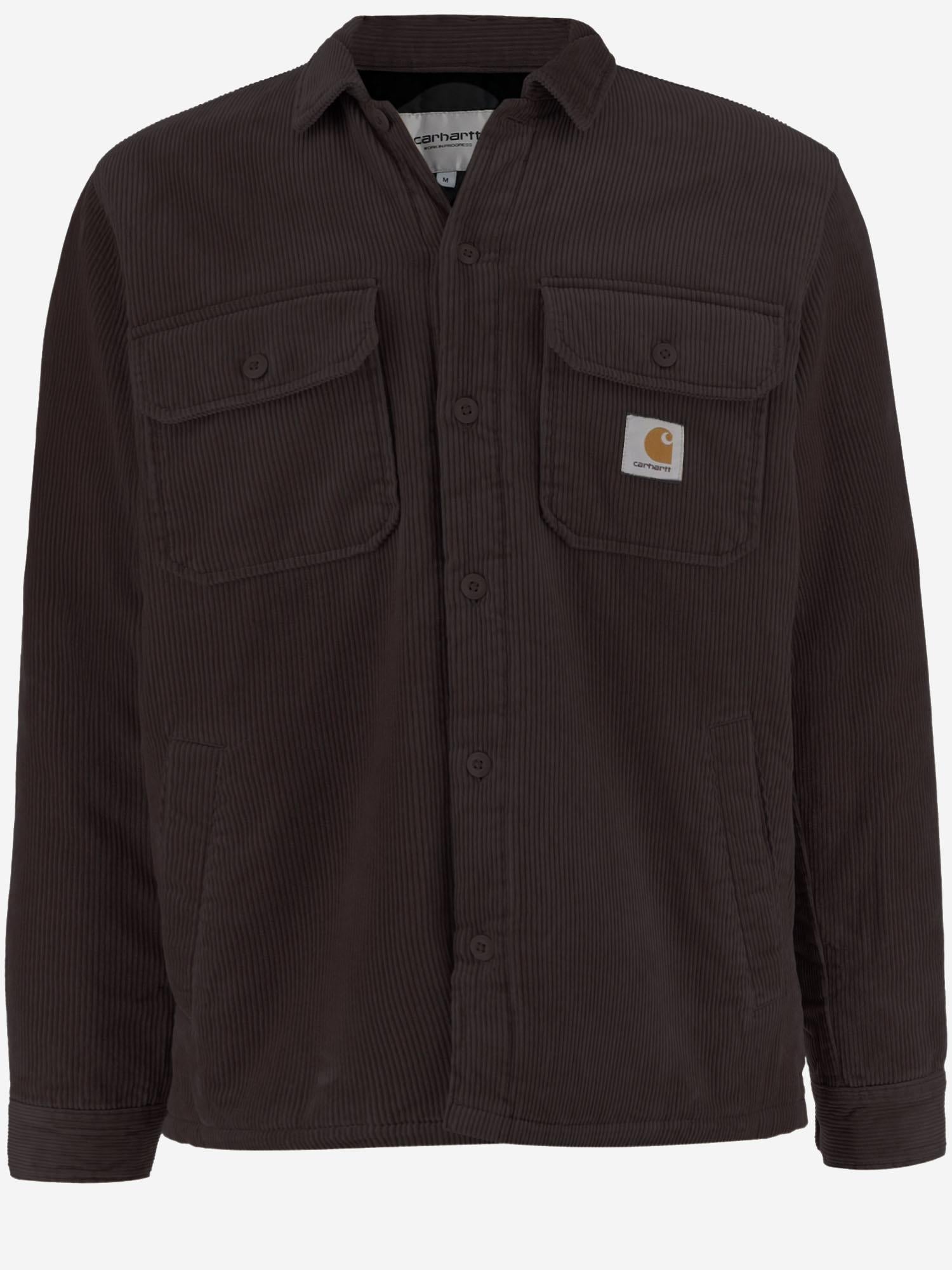 CAMICIA IN VELLUTO DI COTONE CON LOGO I028827 33HXX CARHARTT WIP 