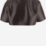 TOP CROP IN PELLE 871799 TUS172150 BALENCIAGA 