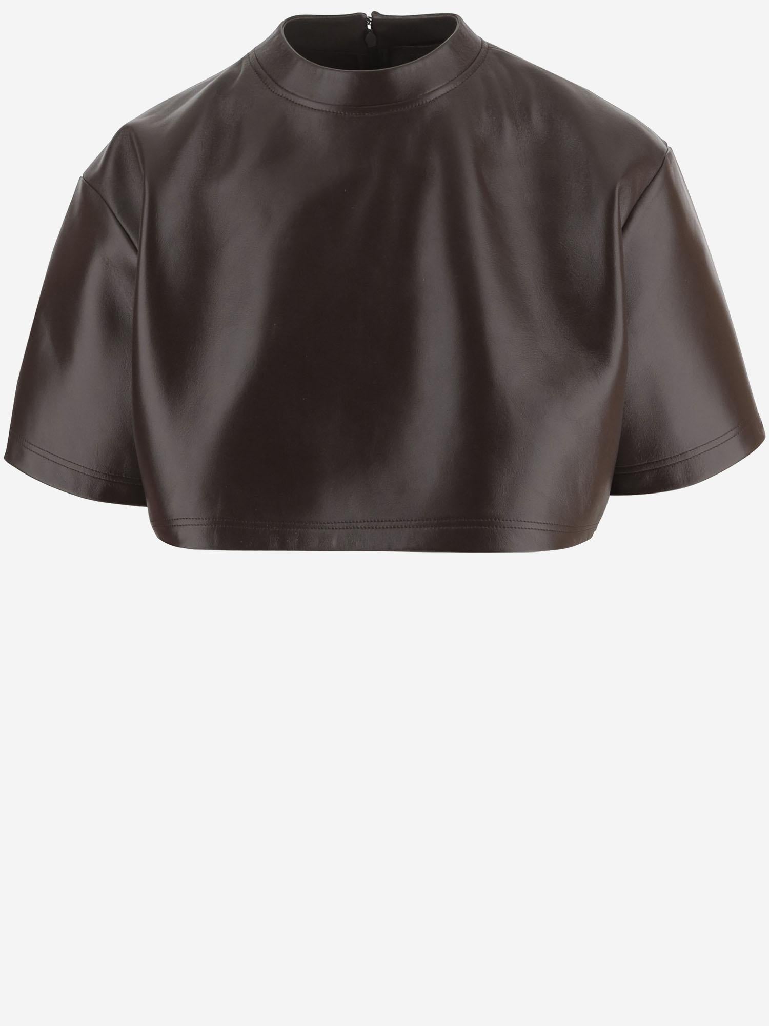 TOP CROP IN PELLE 871799 TUS172150 BALENCIAGA 