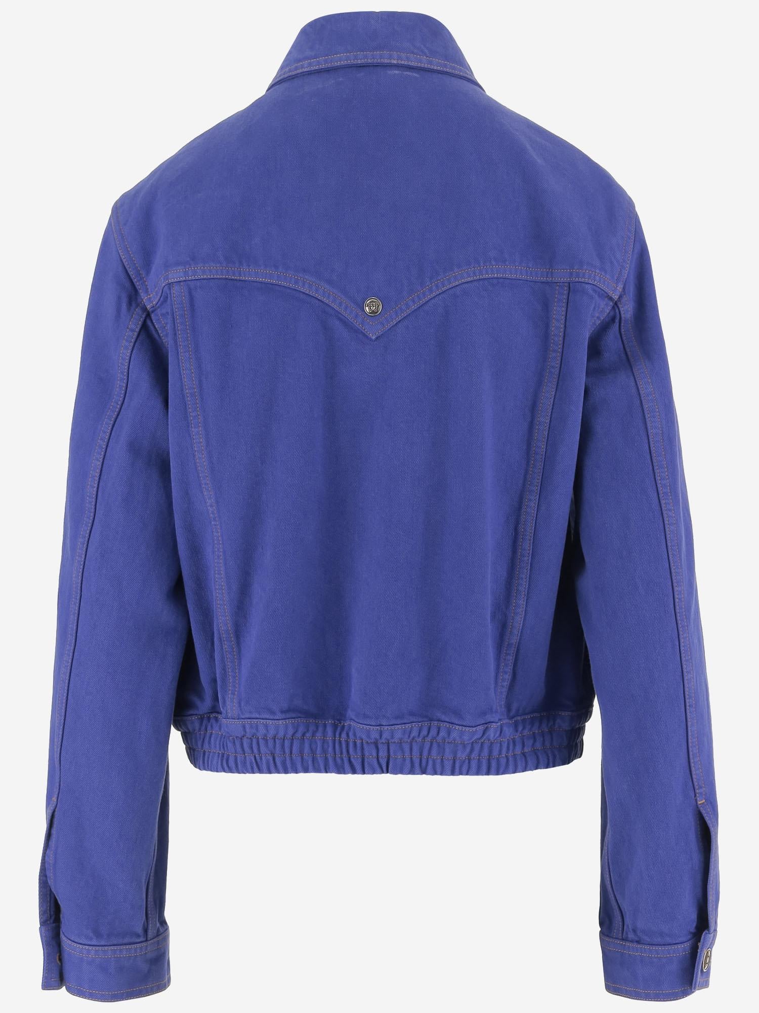 GIACCA IN DENIM DI COTONE 1024527 1A178711DB10 VERSACE 