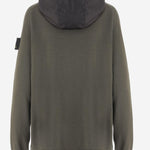 FELPA CON ZIP IN LANA MERINO PMG28 GREEN PREMIATA 