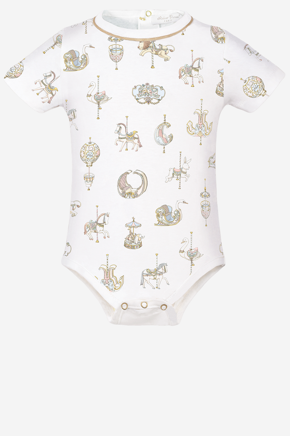 BODY ONESIE CAROUSEL COCJCAR MULTI ATELIER CHOUX KIDS 