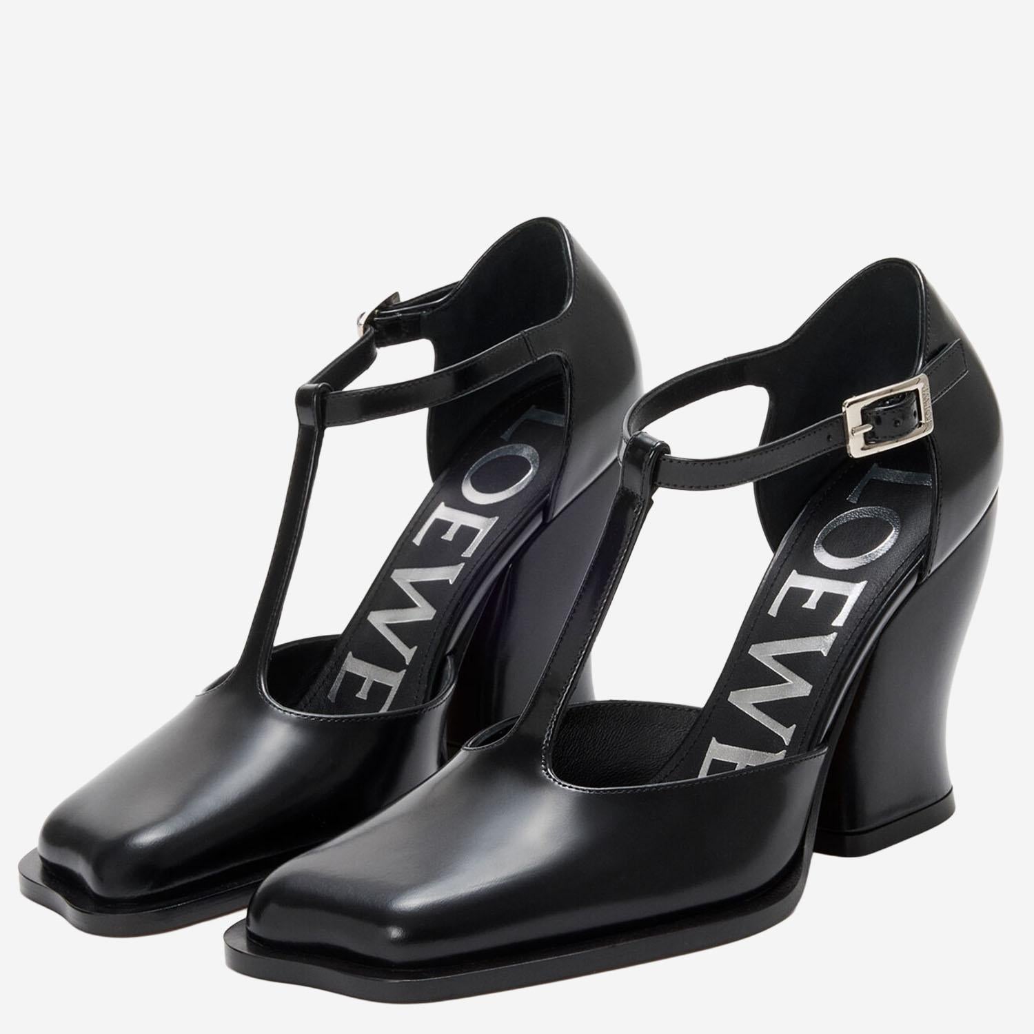 Décolleté Onda con cinturino a T in pelle LONDS01X05 1100 LOEWE 