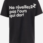 T-SHIRT IN COTONE CON STAMPA GRAFICA 63MYMOUNTAINT-SHIRT BLACK APRES SURF 