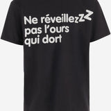 T-SHIRT IN COTONE CON STAMPA GRAFICA 63MYMOUNTAINT-SHIRT BLACK APRES SURF 