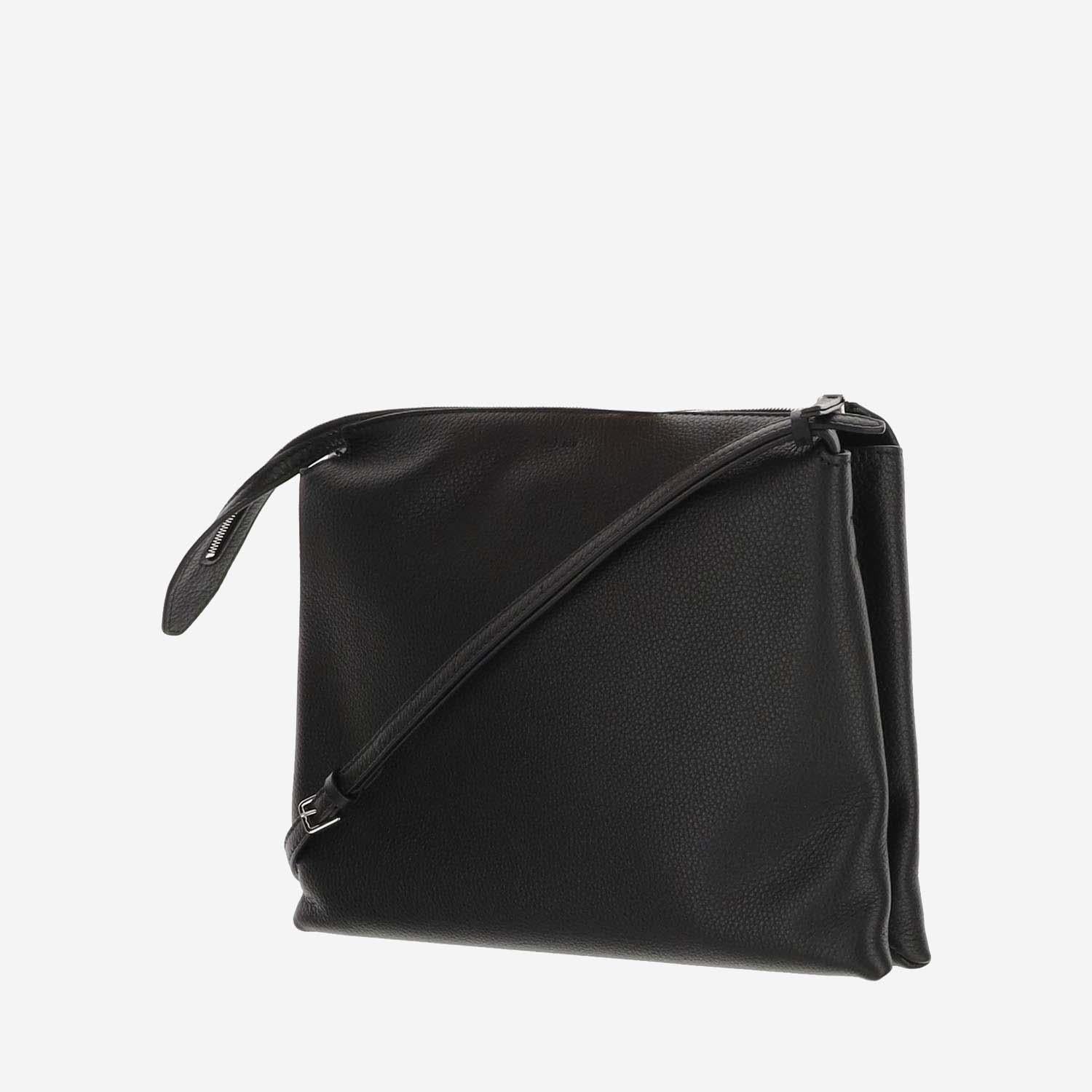BORSA A TRACOLLA IN PELLE W1235L129 BLPL THE ROW 