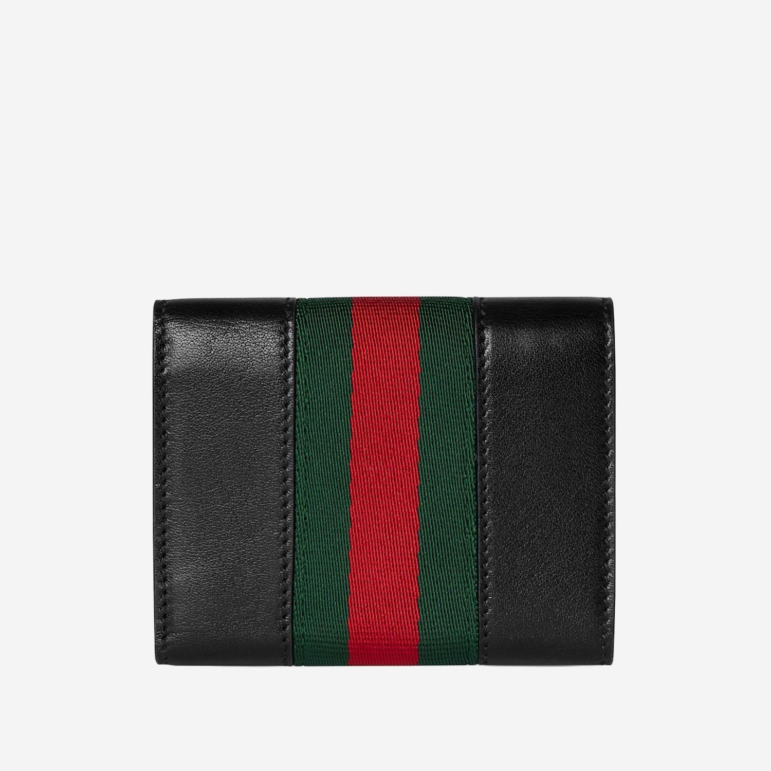 Portafoglio tri-fold Gucci Horsebit Web in pelle 867131 AAGF71053 GUCCI 