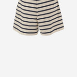 PANTALONI CORTI IN COTONE A RIGHE 8H00010 89BEBF07 MONCLER 