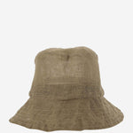 CAPPELLO BUCKET IN LINO CONTAS GREEN REINHARD PLANK 