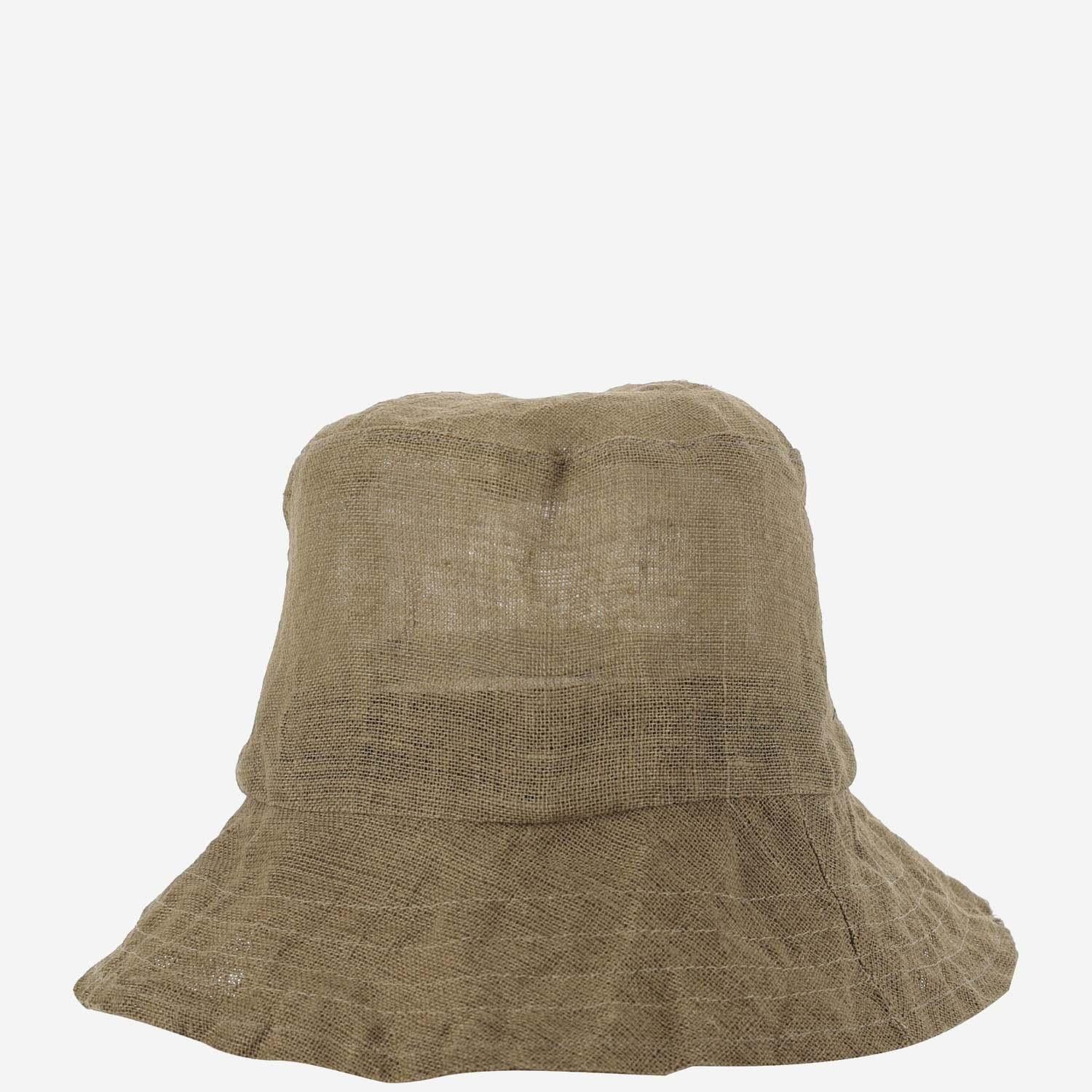 CAPPELLO BUCKET IN LINO CONTAS GREEN REINHARD PLANK 