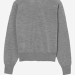 CARDIGAN IN LANA CON LOGO FKC386KN0039 0504 AMI 