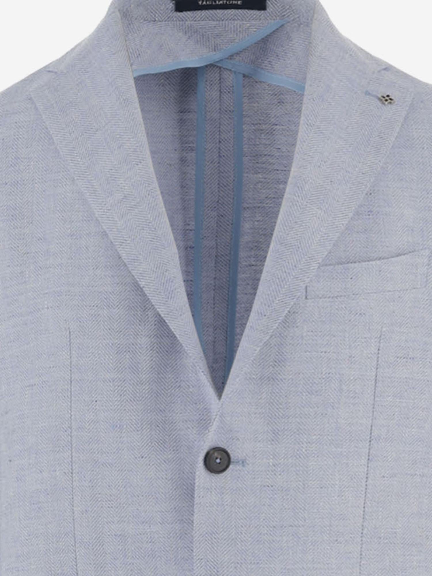 GIACCA MONOPETTO IN MISTO LINO 1SMC22K 520142EI827 TAGLIATORE 