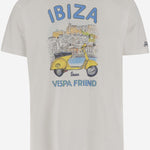 T-SHIRT IN COTONE CON STAMPA LOGO TSHM001 02618H MC2 SAINT BARTH 
