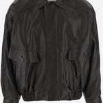 GIACCA BOMBER IN PELLE DI AGNELLO 843656 YCNF21000 SAINT LAURENT 