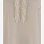 CAMICIA IN SETA STRETCH CON VOLANT DIANA T251210 HER SHIRT 