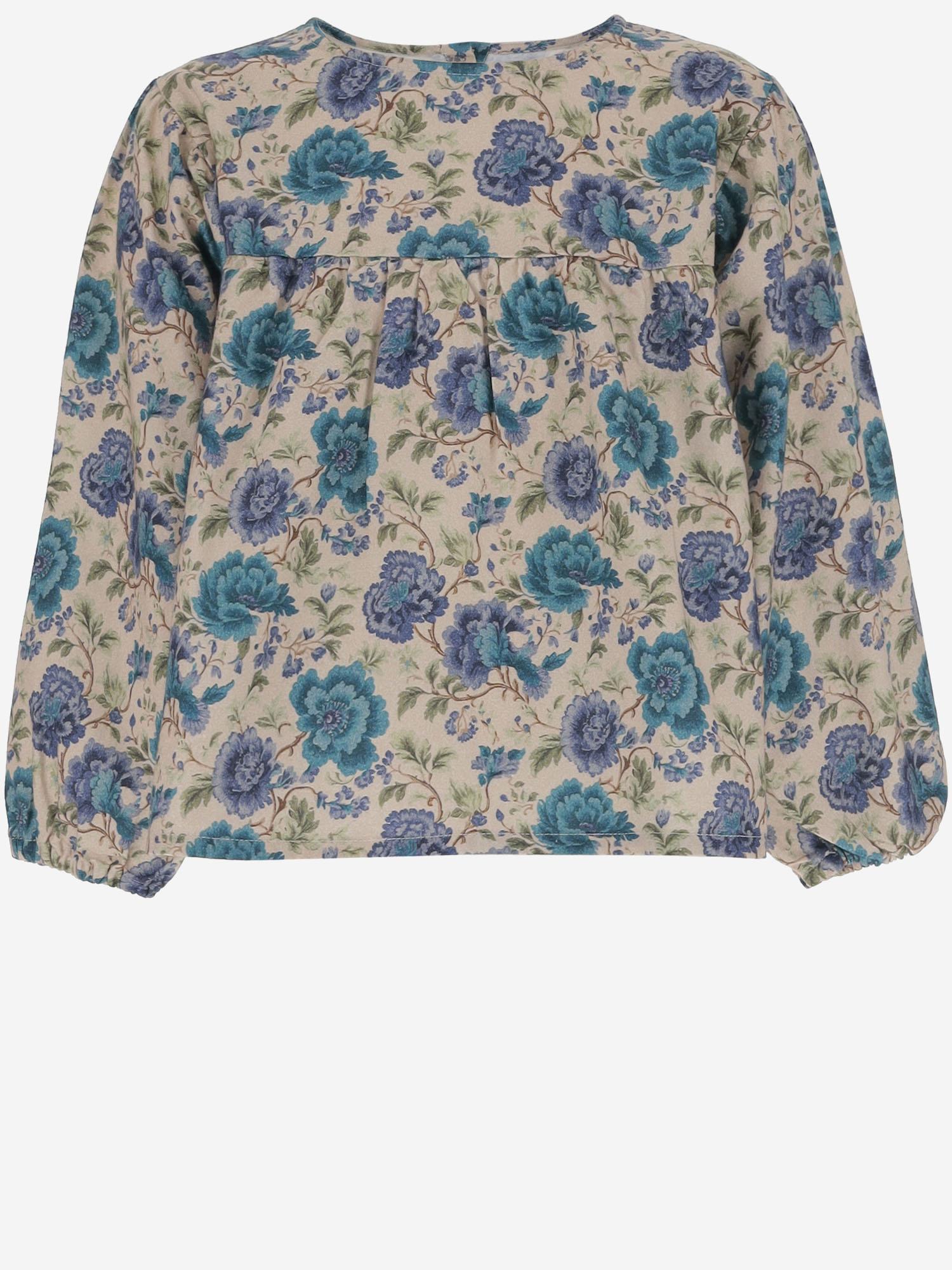 ABITO IN COTONE CON MOTIVO FLOREALE 03548099 239 BABE & TESS KIDS 