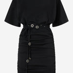 ABITO IN COTONE CON CINTURA 106909 A3ARZ99 PINKO 