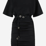 ABITO IN COTONE CON CINTURA 106909 A3ARZ99 PINKO 