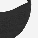 BORSA LUNA IN RAFIA LUNA BLACK IBELIV 