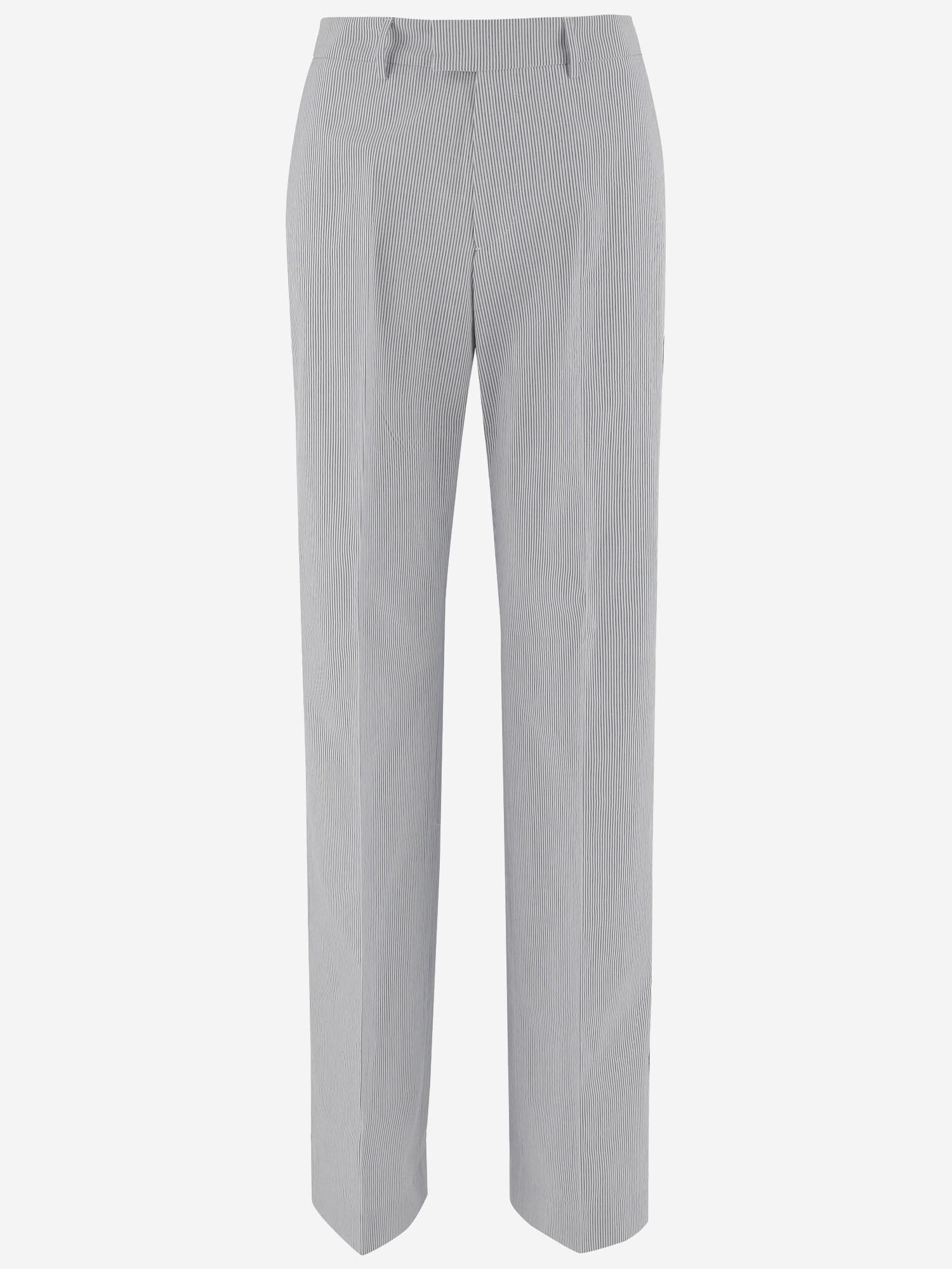 Pantaloni eleganti in cotone CK1754XPATRIZIA INDIGO BERWICH 
