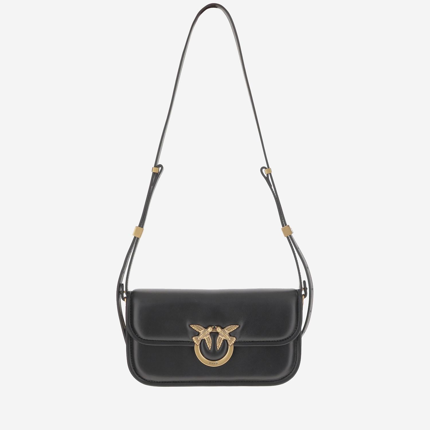 BORSA A TRACOLLA LOVE BAG BOX IN NAPPA 105083 A26LZ99Q PINKO 