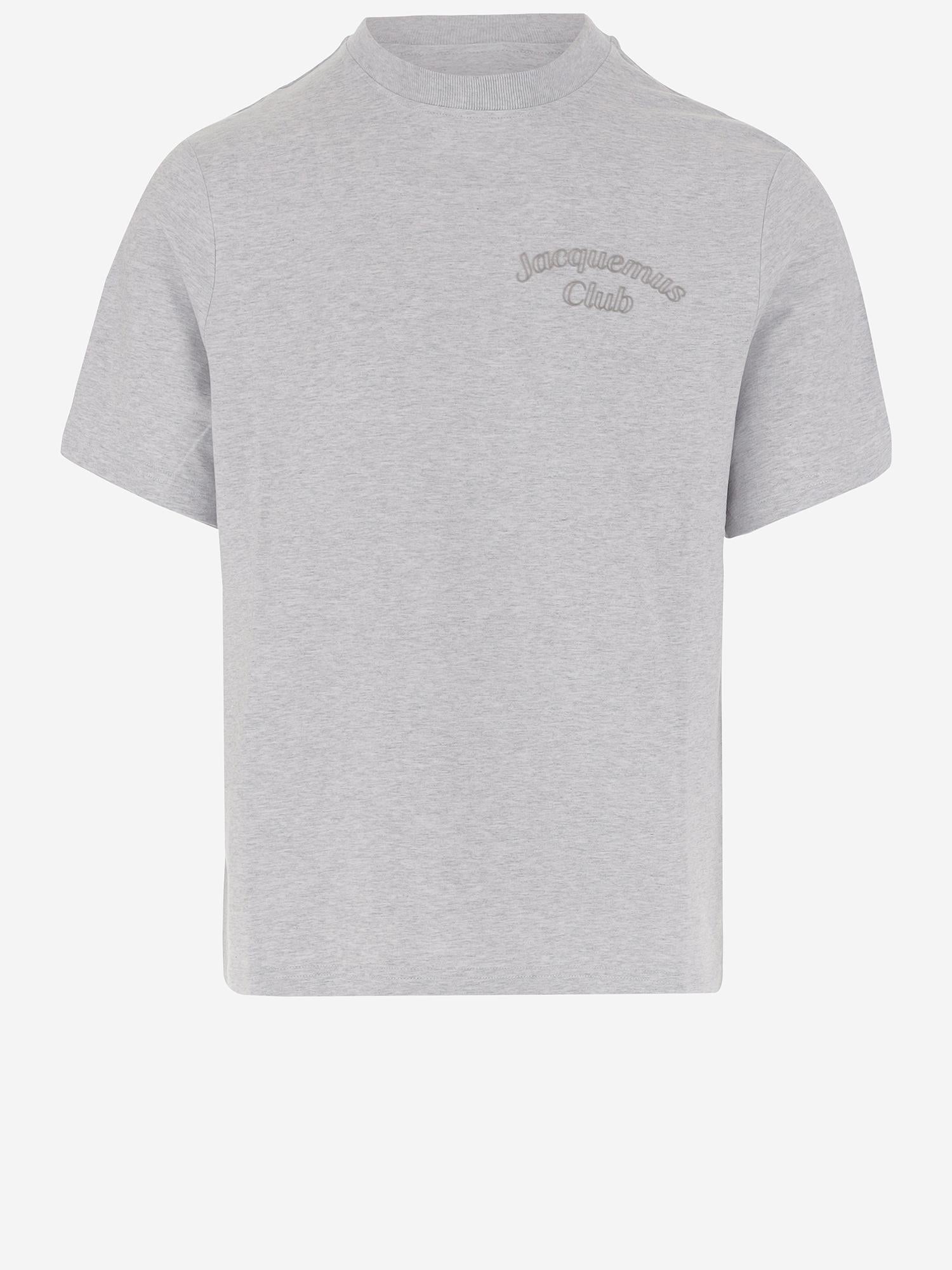 T-SHIRT IN JERSEY DI COTONE TSM00564AJ00068 9FJ JACQUEMUS 