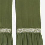 Pantaloni in raso di seta 858258 Y7G273981 SAINT LAURENT 