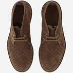 Stivaletti in pelle con dettaglio Web 831283 AAEYC2842 GUCCI 
