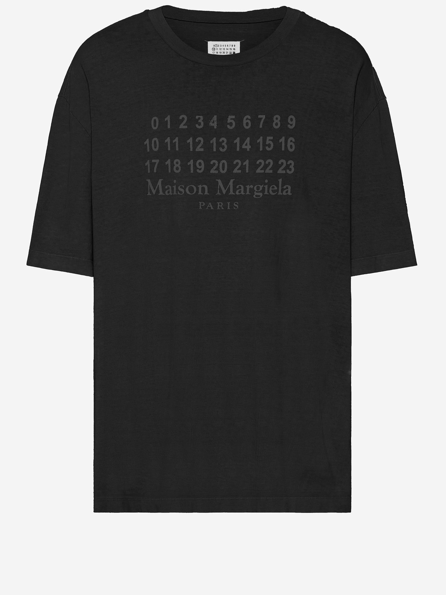 T-SHIRT IN COTONE CON STAMPA S29GC0307 S24575973 MAISON MARGIELA 