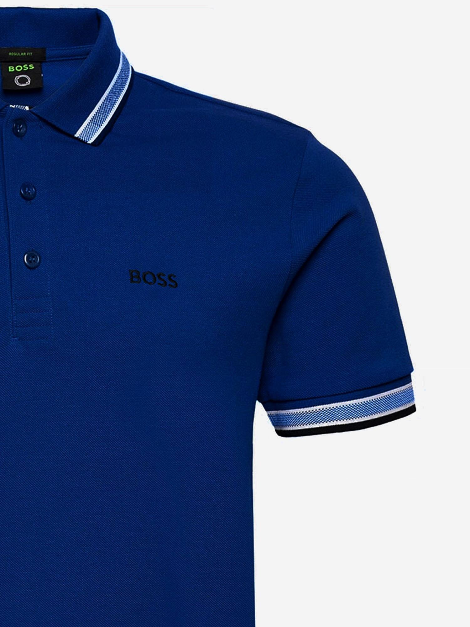 Polo in piqué di cotone con logo 50469055 419 HUGO BOSS 