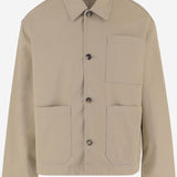 GIACCA IN COTONE CON TASCHE APPLICATE JK0420 PG1933132 JW ANDERSON 