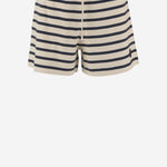 PANTALONI CORTI IN COTONE A RIGHE 8H00010 89BEBF07 MONCLER 