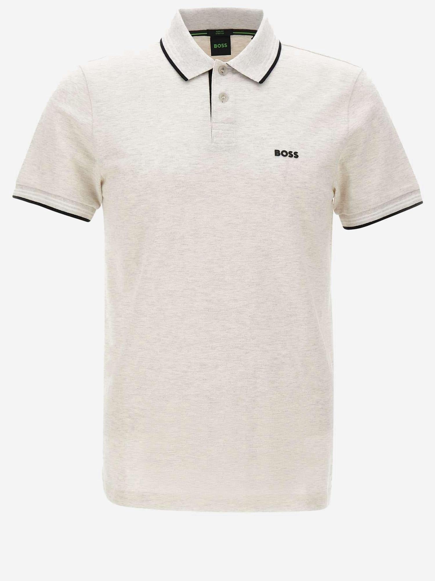 Polo in cotone stretch con logo 50506193 046 HUGO BOSS 
