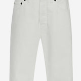 JEANS LESLEY IN COTONE 5660W1493 WHT THE ROW 