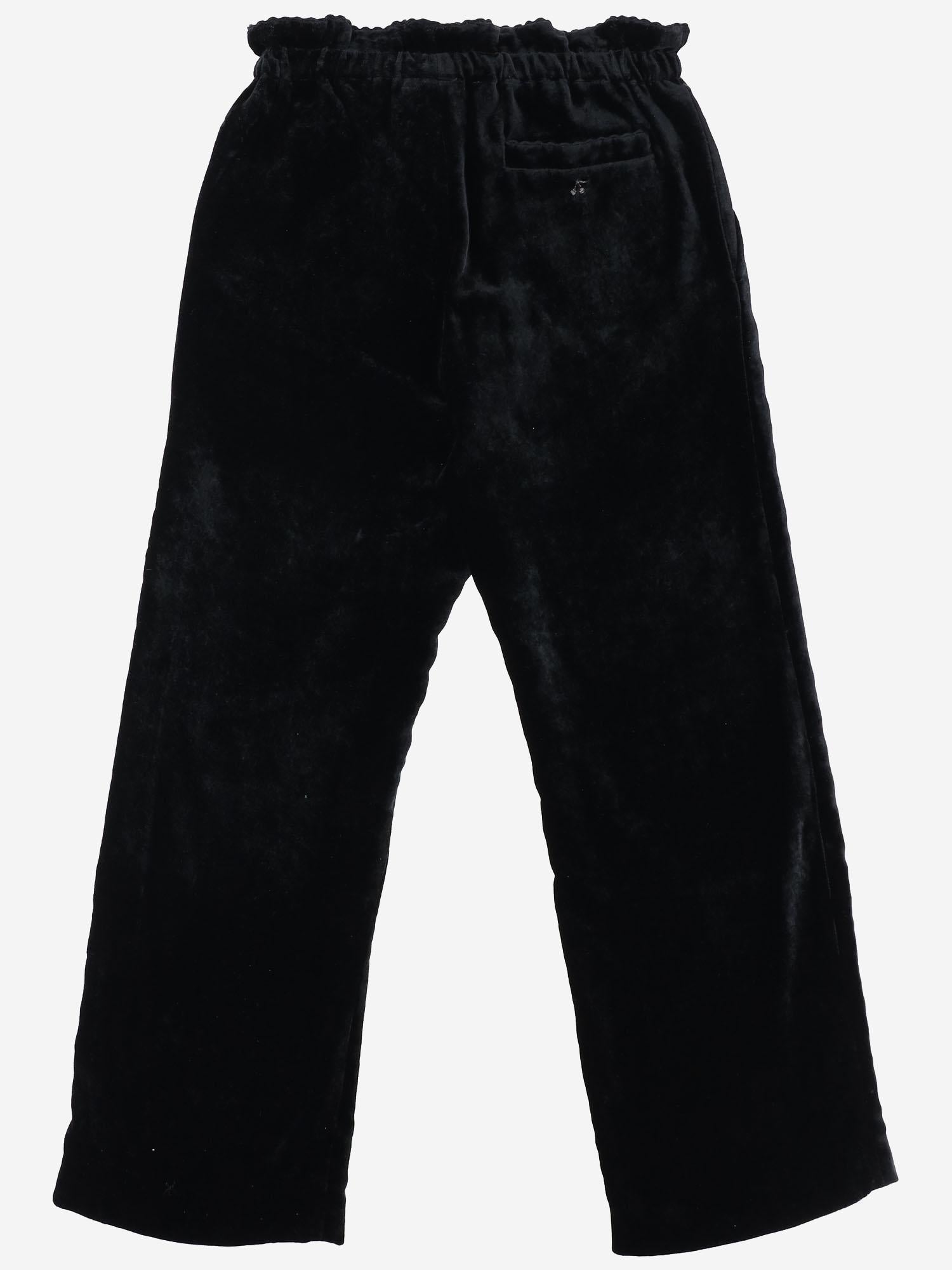 PANTALONI IN VISCOSA E SETA W05GPAW00008 099 BONPOINT KIDS 